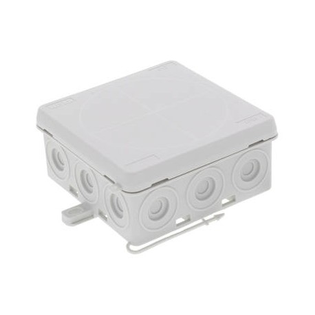 KA 012/empty 10109427 WISKA Halogen-free KA IP55 box, 86x86x41, light grey