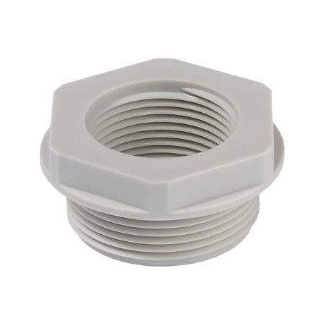 KRM 63/40 10063593 WISKA Redutor de rosca cinza claro RAL 7035, rosca externa PA M63, interior M40