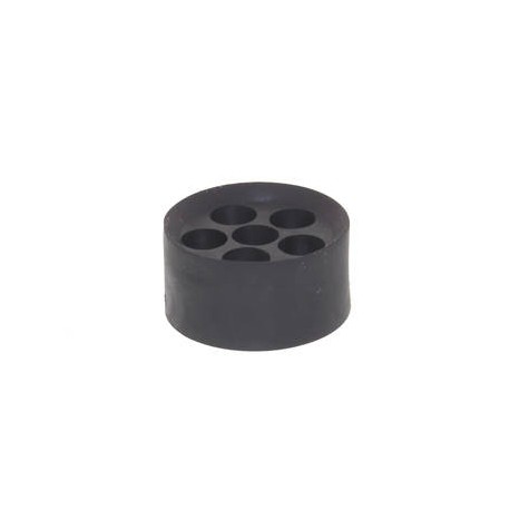 MFD 40/06/090 10102172 WISKA IP66 multi-cable gasket for M40 press, 6 cables from 7.5mm to 9.0mm