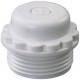MN 48 10060756 WISKA Polyethylene Light Grey Rosette Cap, IP54 Thread Pg.48