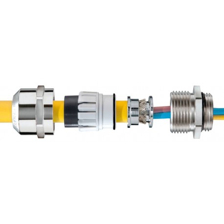 NMSKV 1 EMV-Z 10065492 WISKA Ip68 glandes de câble métallique pour EMC, vont de 13.0mm à 21.0mm, NPT 1 thread