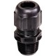NSKV 3/8/B 10061867 WISKA PA cable glands, black RAL 9005 IP68, range from 4.5mm to 10.0mm, NPT 3/8 thread