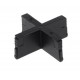 CGX V0 BK 10108190 WISKA Separatore a forma di CROCE CONMAXX, poliammide UL94-V0, -40oC 120oC, RAL 9005