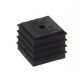 CDKG 2 HB BK 10108193 WISKA 1.5-2mm cable seal, 20.7x20.7mm UL94-HB TPE, -40oC 120oC, RAL 9005