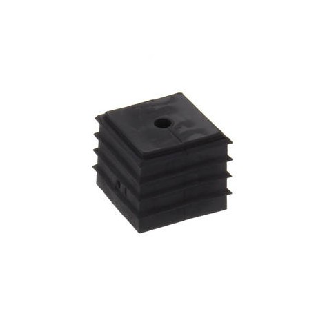 CDKG 2 HB BK 10108193 WISKA 1.5-2mm cable seal, 20.7x20.7mm UL94-HB TPE, -40oC 120oC, RAL 9005