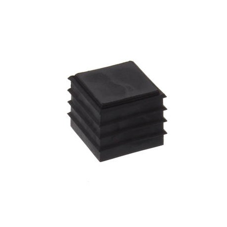 CDG 0 HB BK 10108206 WISKA TPE blind gasket of 43.1x43.1mm UL94-HB, -40oC 120oC, RAL 9005