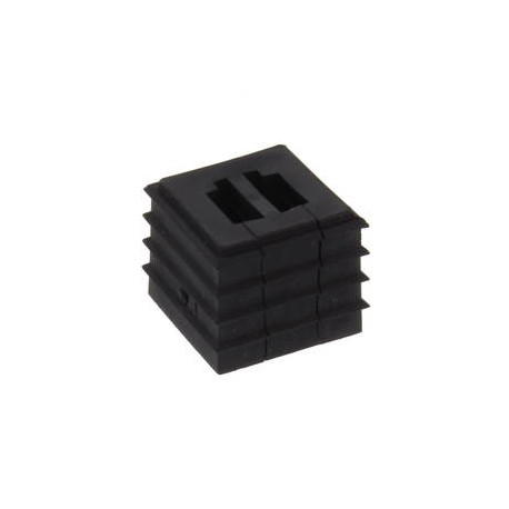 CDKG/2xASI HB BK 10108233 WISKA Guarnizione aperta per 2 cavi ASI, 20,7x20,7 mm TPE, UL94-HB, -40oC 120oC, R..