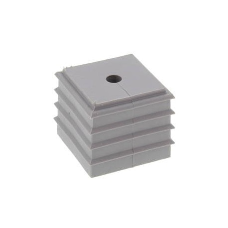 CDKG 2 V0 LG 10108235 WISKA 1.5-2mm cable seal, 20.7x20.7mm UL94-V0 TPE, -40oC 90oC, RAL 7035