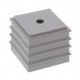 CDKG 5 V0 LG 10108238 WISKA Guarnizione aperta per cavi da 4-5 mm, TPE 20,7x20,7 mm, UL94-V0, -40oC 90oC, RA..