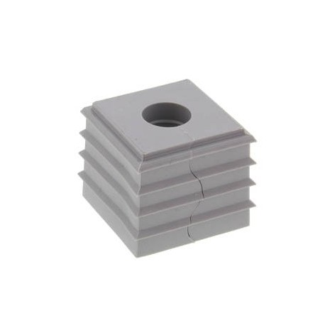 CDKG 7 V0 LG 10108240 WISKA Guarnizione aperta per cavi da 6-7 mm, TPE 20,7x20,7 mm, UL94-V0, -40oC 90oC, RA..