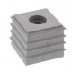 CDKG 10 V0 LG 10108243 WISKA Guarnizione aperta per cavi da 9-10 mm, TPE 20,7x20,7 mm, UL94-V0, -40oC 90oC, ..