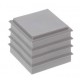 CDG 0 V0 LG 10108248 WISKA Guarnizione cieca TPE da 43,1x43,1 mm UL94-V0, -40oC 90oC, RAL 7035