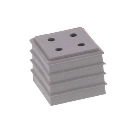 CDKG 4x3-4 V0 LG 10108271 WISKA Guarnizione aperta per cavi da 4 cavi da 3-4 mm, TPE 20,7x20,7 mm, UL94-V0, ..