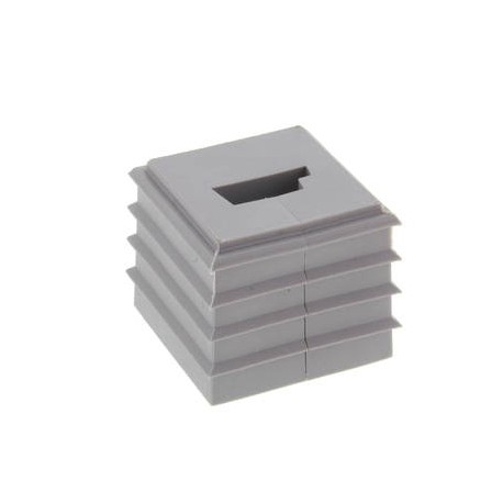 CDKG/1xASI V0 LG 10108272 WISKA Open gasket for 1 ASI cable, 20.7x20.7mm TPE, UL94-V0, -40oC 90oC, RAL 7035
