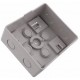 WHK 608U 10106020 WISKA Scatola base WHK 608, RAL 7035, IP20, 105x95x52mm