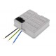 WHK 608SD 1x3p 10106022 WISKA Coperchio WHK con 1 connettore 3P cablato, RAL 7035, IP20, 108x98x44mm