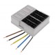 WHK 608SD 4x5p 10106033 WISKA Copertura WHK con 4 connettori 5P cablati, RAL 7035, IP20, 108x98x44mm
