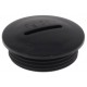 VS 42/B 50061768 WISKA Spina ciechi neri RAL 9005, filo IP56 antiurto Pg.42