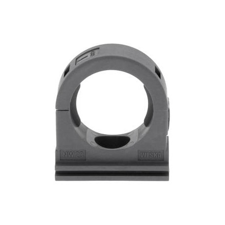 BCC-29/G 10106936 WISKA Suporte de clipe de PA cinza + tampa embutida para tubo de anel DN29/34