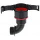EBF90-48-50/B 10106981 WISKA Encaixe de cotovelo 90o PA PRETO IP68 para tubo DN48/54, rosca M50
