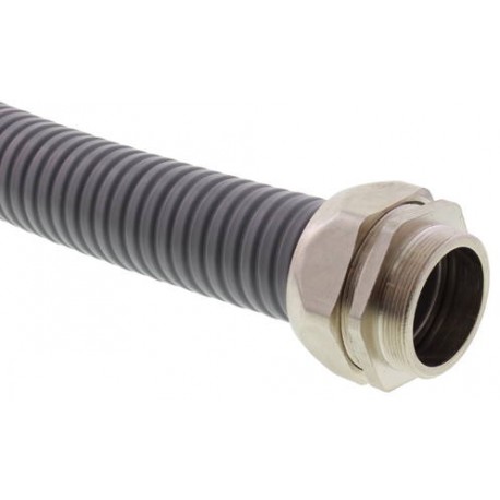 BMCG-PU-C-40/G 10109077 WISKA Tubo de metal helicoidal revestido com poliuretano cinza "V0", DN40