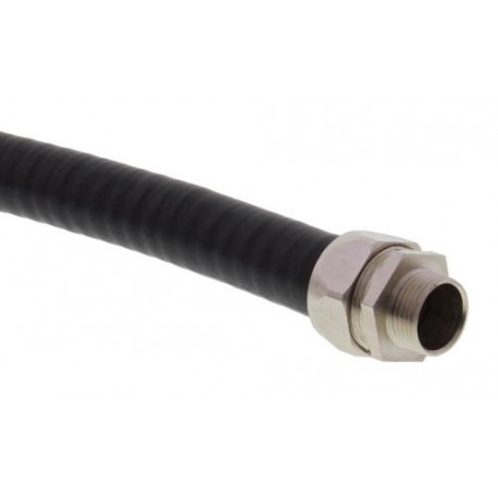 BMCG-PVC-S-17/B 10109025 WISKA Tubo metallico rivestito con PVC liscio nero DN17