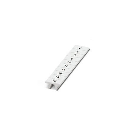 ZB 5,QR:GERADE ZAHLEN 1052811 PHOENIX CONTACT Zack marker strip
