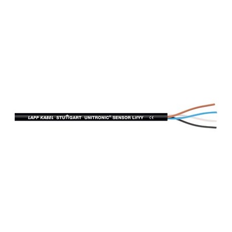 7038900 LAPP SENSOR UNITRONIC® Cabo flexível para fiação sensor/atuador para conectar aos conectores M8 e M12