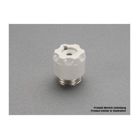 01100 WÖHNER Bouchon à vis D, 500 V E 33 Porcelaine