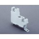 01121 WÖHNER T/N bar terminal holder for DIN rail attachment, 2 bars