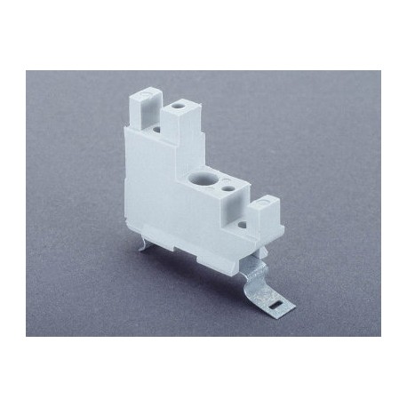 01121 WÖHNER T/N bar terminal holder for DIN rail attachment, 2 bars
