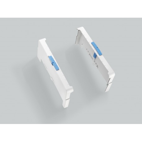 01137 WÖHNER bracket set (left-right) for 4p closing profiles for 01599 and 01555