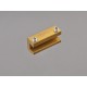 01166 WÖHNER Unión de barras de 12x5 a 20x10. Longitud 55mm