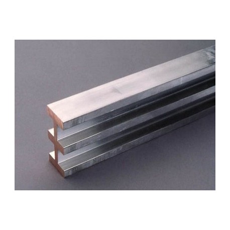 01188 WÖHNER T barra a triplo profilo, 1.140mm2, 2500A, 0.45mt, rame stagnato