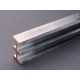 01189 WÖHNER T triple profile bar, 1,140mm2, 2500A, 0.65mt, tinned copper
