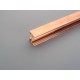 01223 WÖHNER Double bar T, 500mm2, 1250A, 3.60mt, red copper