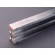 01227 WÖHNER Tripla barra profilo T, 1.1140mm2, 2500A, 3,60m, rame stagnato
