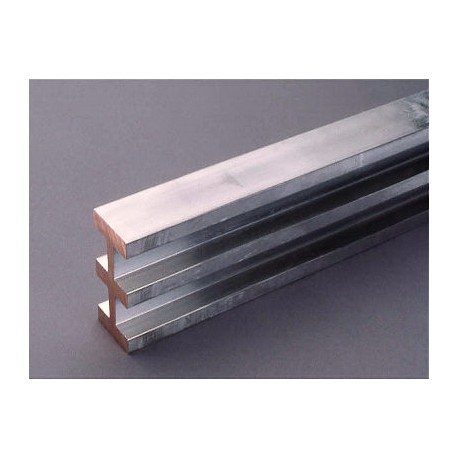 01227 WÖHNER Tripla barra profilo T, 1.1140mm2, 2500A, 3,60m, rame stagnato