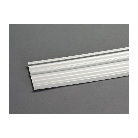01237 WÖHNER Perfis de proteção para sist. Duplo e triplo T, longo. 2,4m, profundidade de 76mm