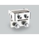 01443 WÖHNER Connection module 1 pole, 2 M12 screws, for 4 cables with terminals, sist. 185Power