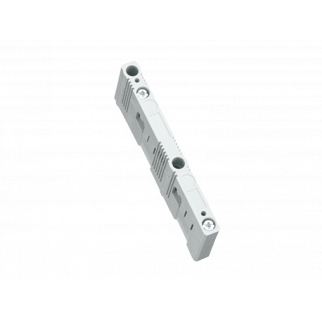 01602 WÖHNER 2-poliger Stangenhalter, sist. 60Classic, für Stangen 12, 20, 30 x 5 oder 10 mm