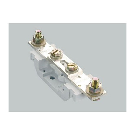 03213 WÖHNER Base neutre sectionnable, 630 A, vis sur deux côtés