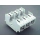 03767 WÖHNER Base fus. NH 400A, size 2/3P, Screw M10 Panel mount