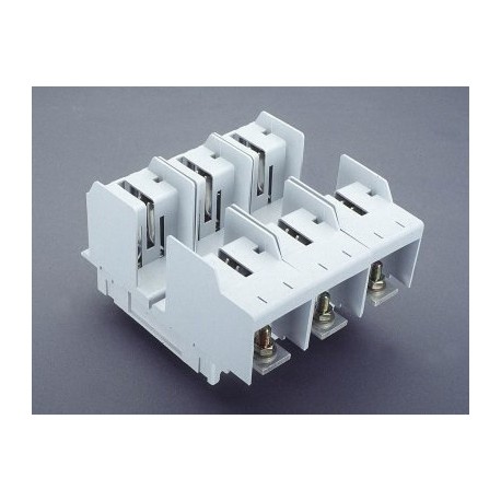 03769 WÖHNER Base fus. NH 630A, size 3/3P, screw M12 Panel mount