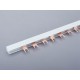 31026 WÖHNER Barra de pente 3p 1m 16mm2 Isolado 65A passo 27mm