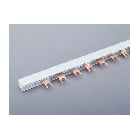 31026 WÖHNER Barra tipo peine 3p 1m 16mm2 Aislado 65A paso 27mm