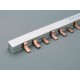 31056 WÖHNER Comb bar 3p 1m 35mm2. Isolated220A step 27mm