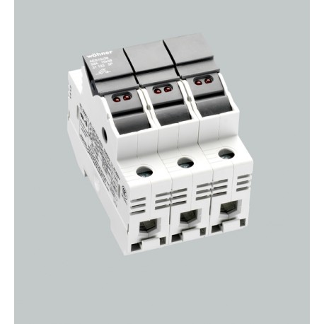 31133 WÖHNER EasySwitch Ambus com LED 10x38/ 690V 32A 3 polos