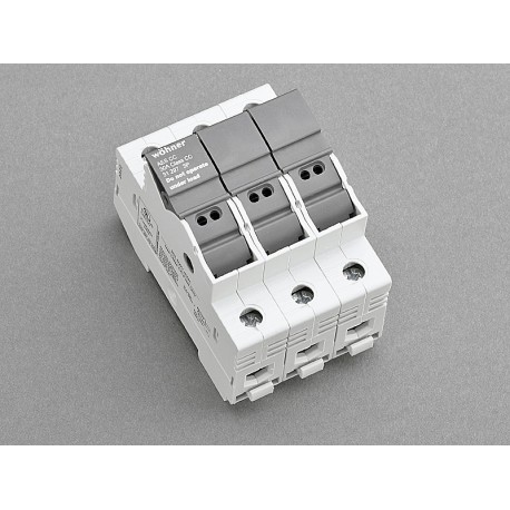 31297 WÖHNER Держатель предохранителя класса CC 3p, 30A / 600V
