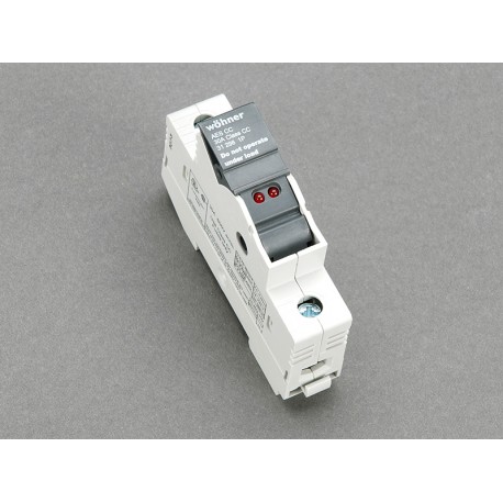 31298 WÖHNER Bauart CC 1p, 30A / 600V Sicherungshalter mit Kontrollleuchte